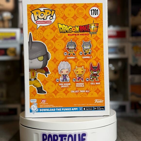 Dragon Ball Super: Super Hero Gamma 1 Funko Pop! - Picture 3 of 6